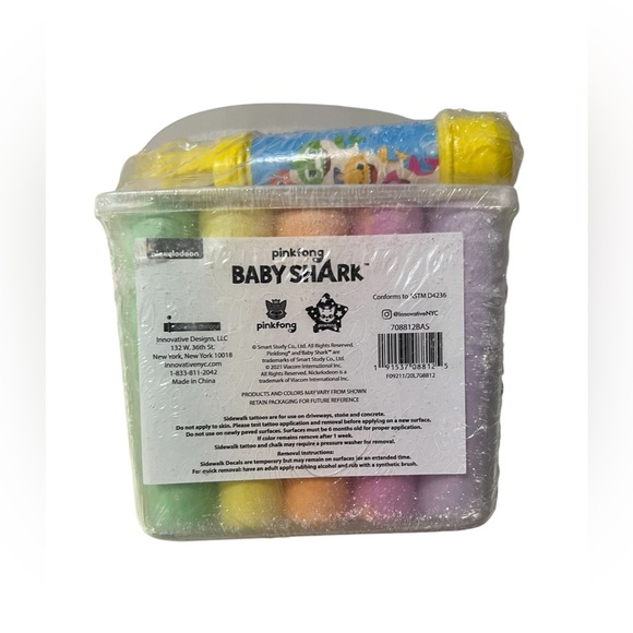 Baby Shark Chalk Bucket NEW - Picture 2 of 3